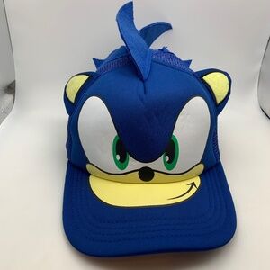 Sonic the Hedgehog 3D Spikes and Ears Meshback Youth Snapback Hat